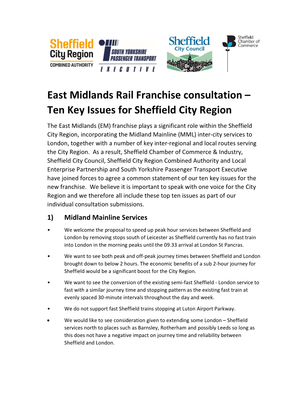 East Midlands Rail Franchise Consultation