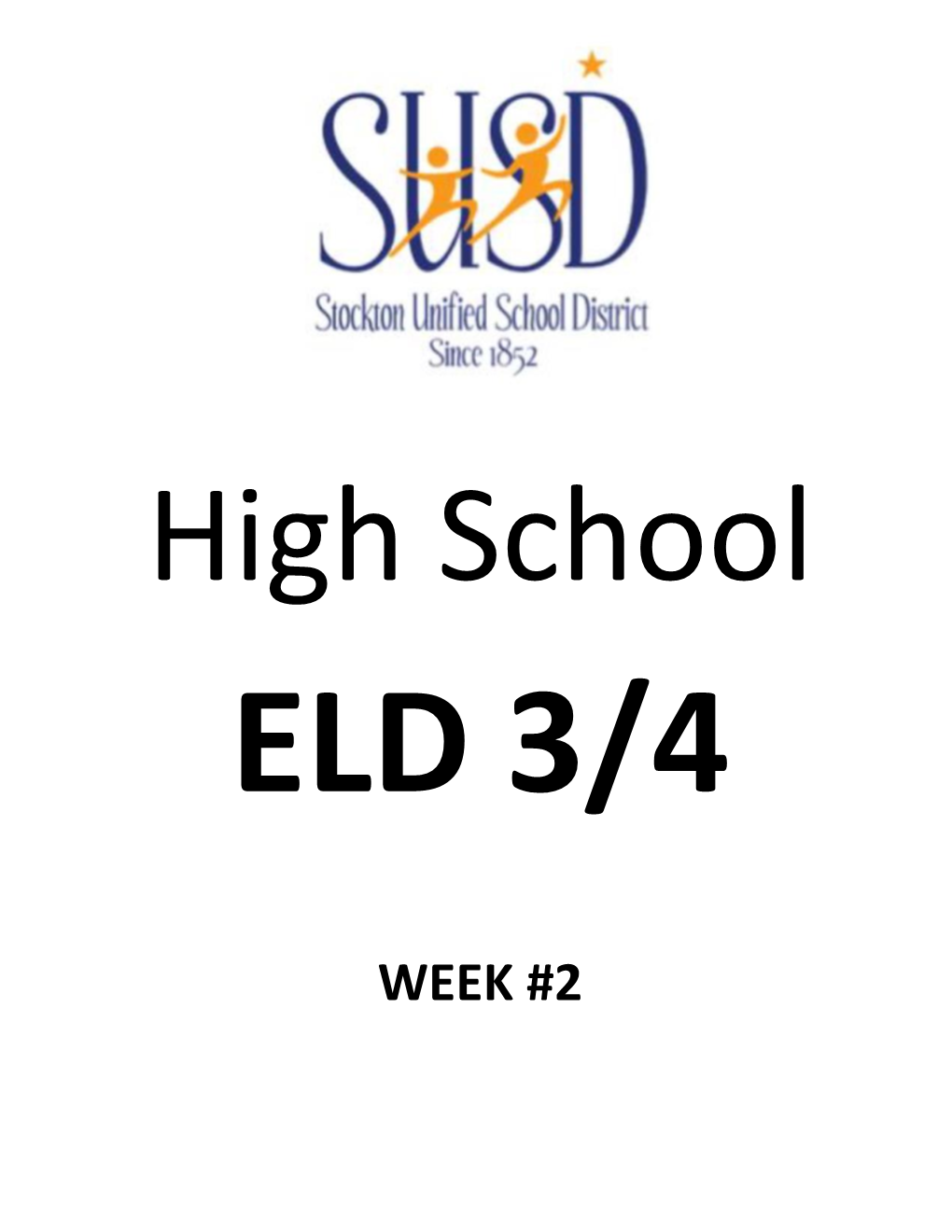 High School ELD 3 & 4