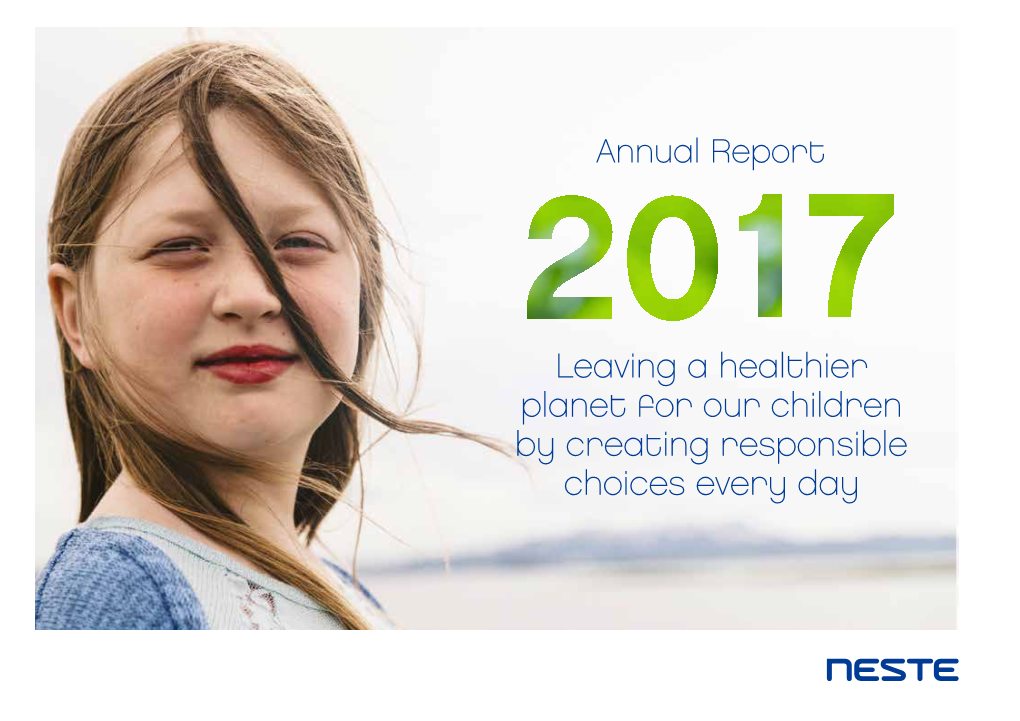 Neste's Sustainability Reporting in 2017