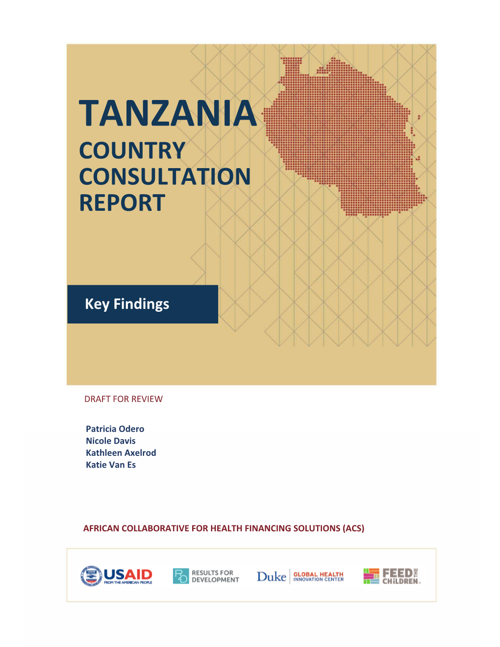 Tanzania Country Consultation Report