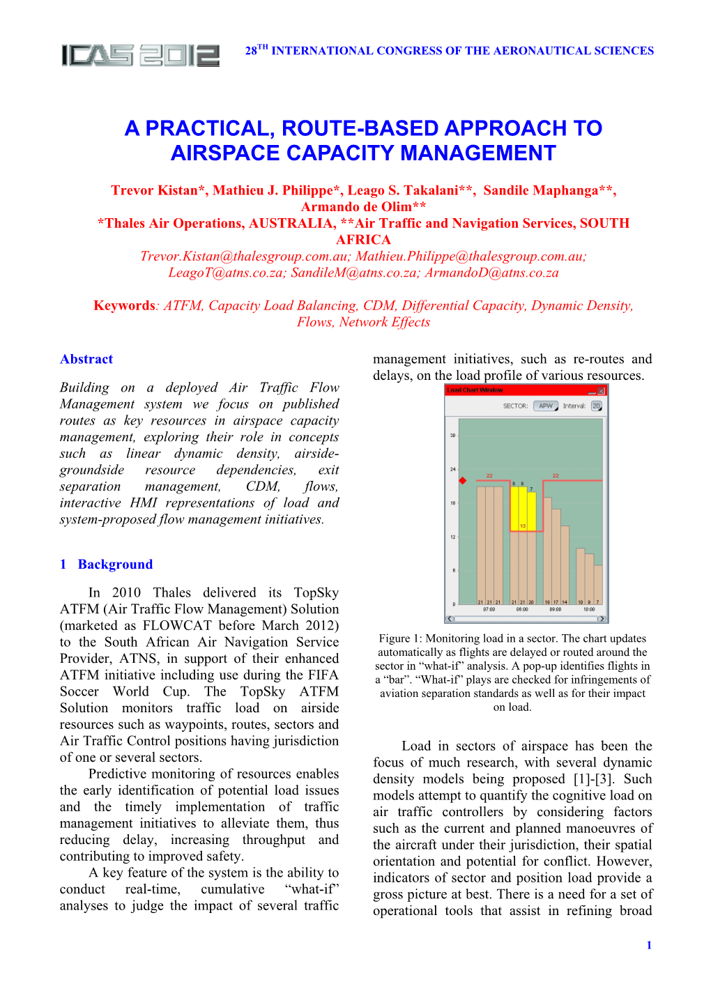 A Practical, Route-Based Approach to Airspace Capacity Management