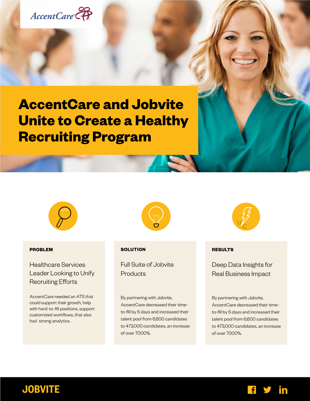 Accentcare and Jobvite Unite to Create a Healthy Recruiting Program