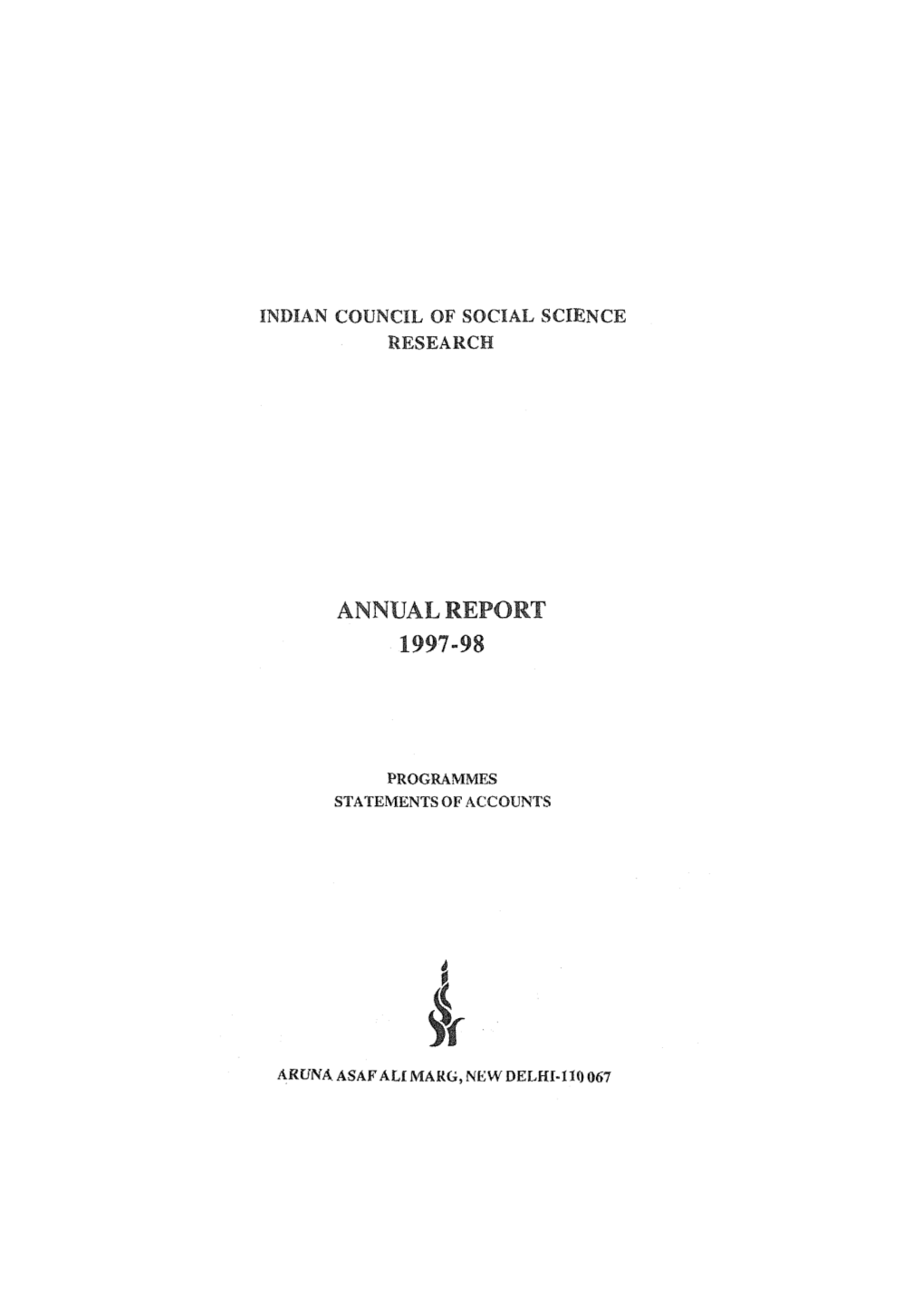 Annual Report 1997-98