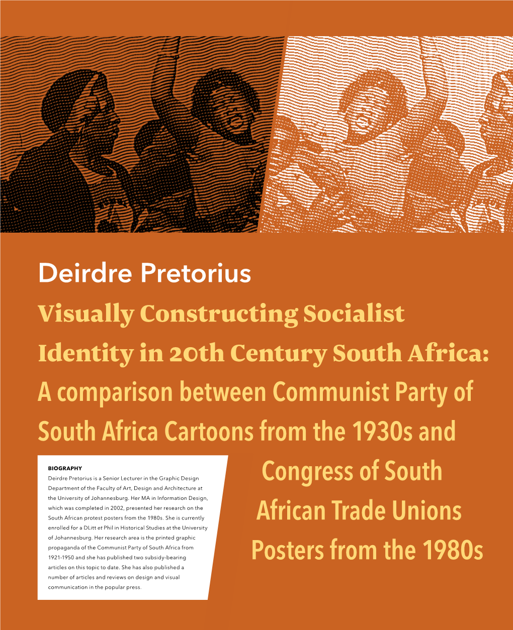 Visually Constructing Socialist Identity in 20Th Century South Africa: a Comparison Between Communist Party of South Africa Cartoons from the 1930S And