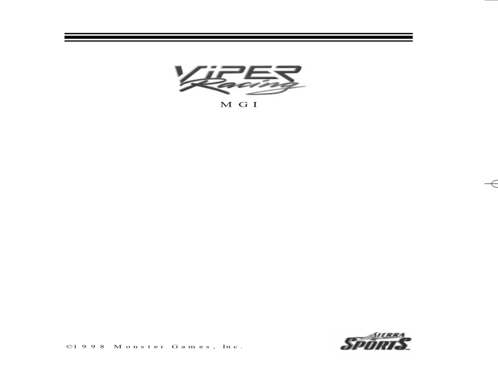 Viper Racing Manual/2 12/11/98 17:04 Page 1