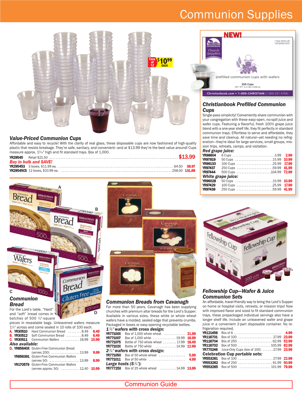 Communion Supplies