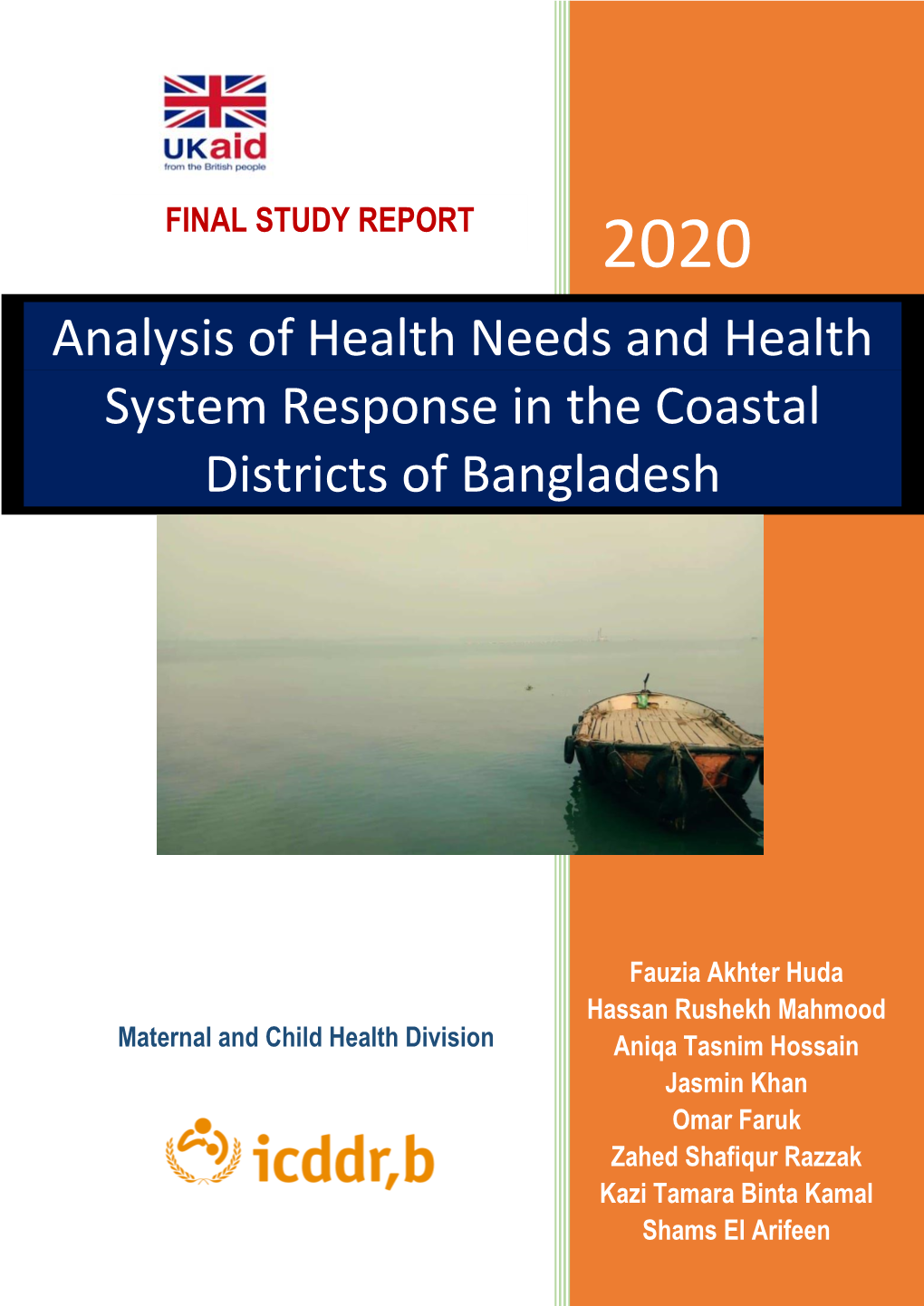 Analysis of Health Needs and Health System Response in the Coastal Districts of Bangladesh