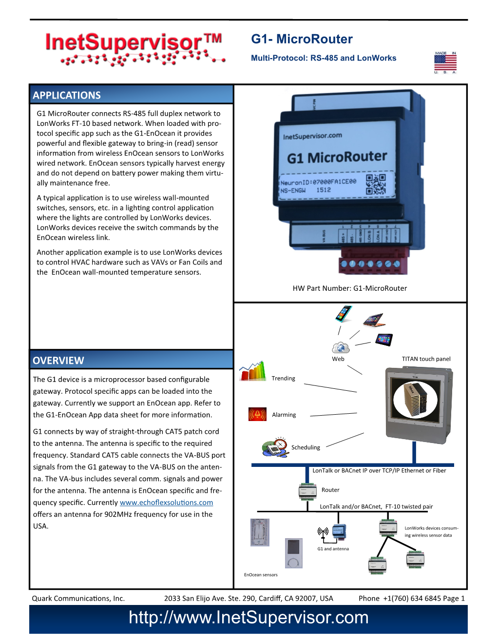 G1- Microrouter