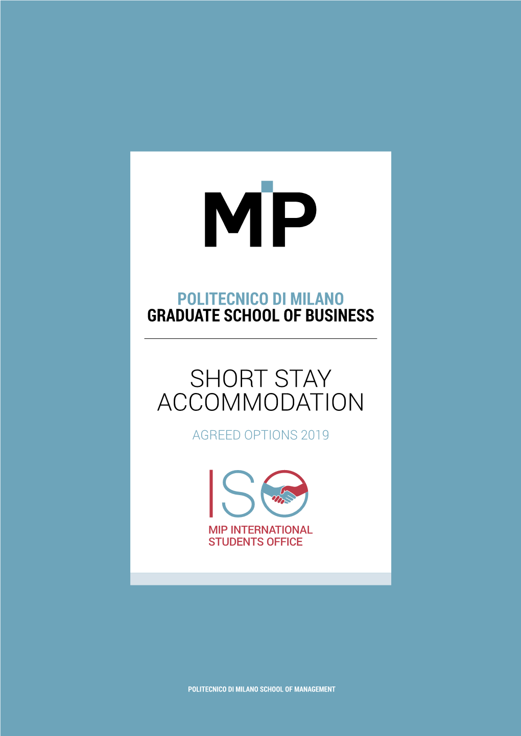 Short Stay Accommodation Agreed Options 2019