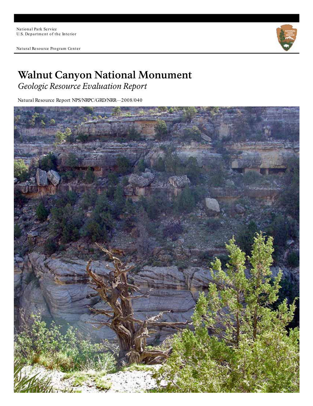 Walnut Canyon National Monument Geologic Resource Evaluation Report