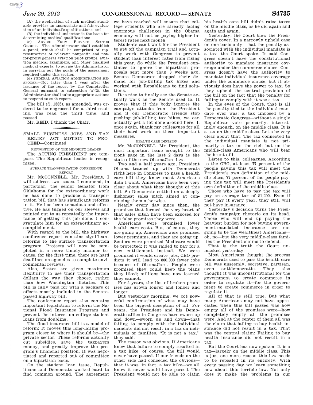 Congressional Record—Senate S4735