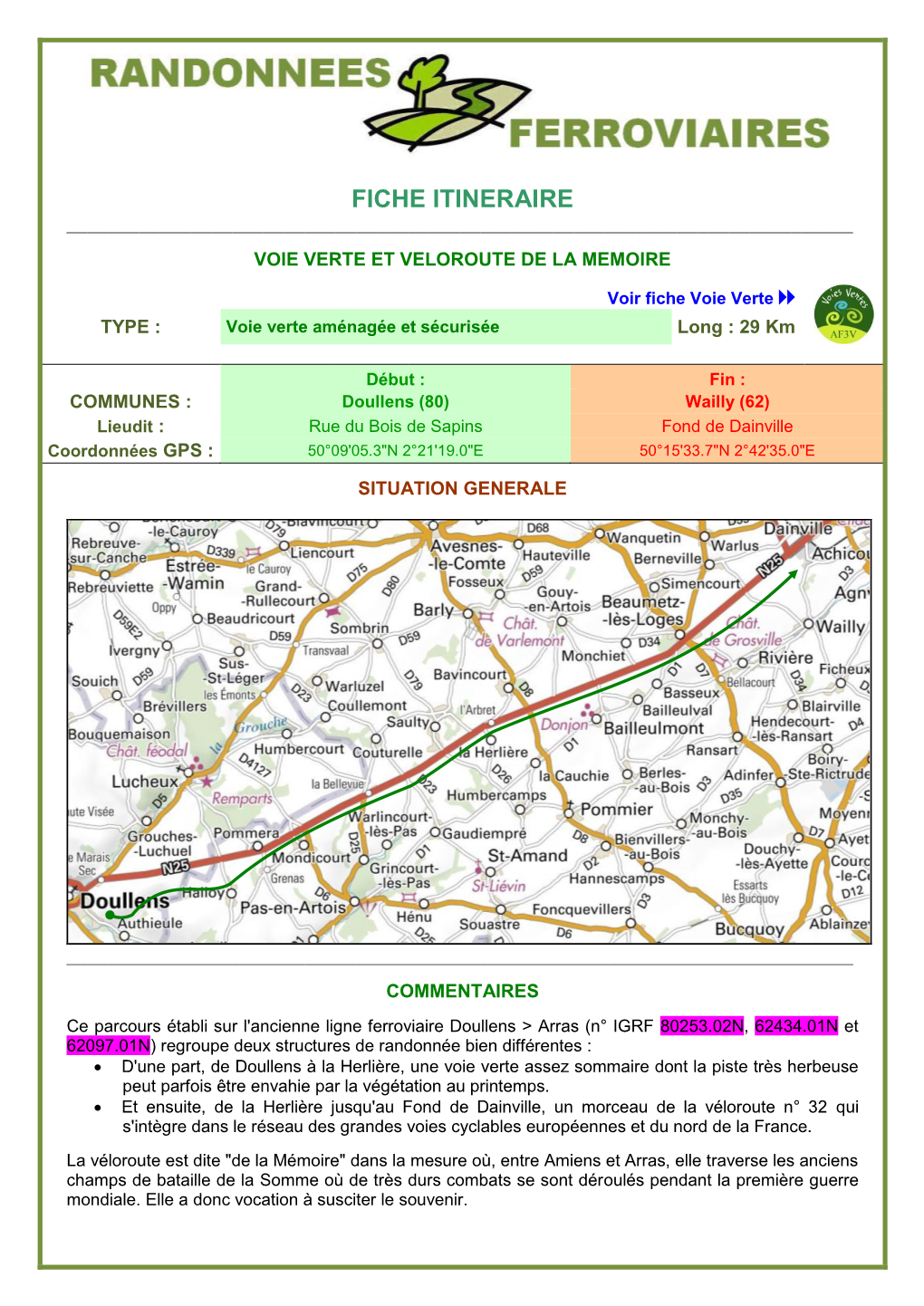 Voie Verte Et Veloroute De La Memoire