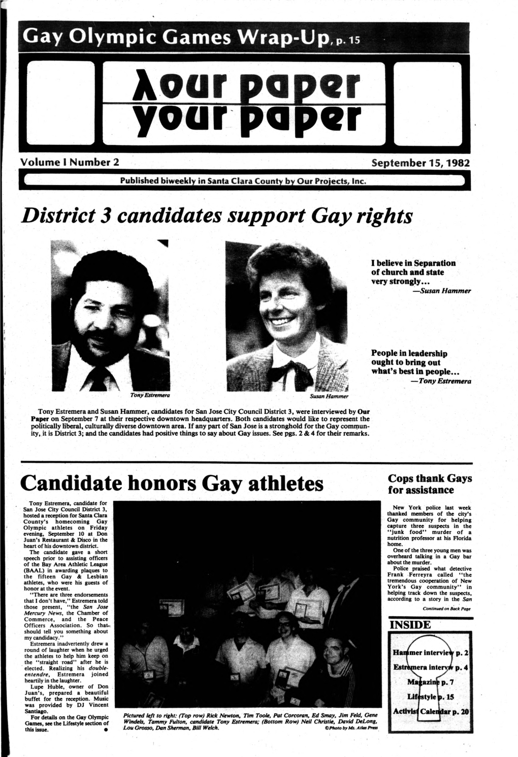 District 3 Candidates Support Gay Rights