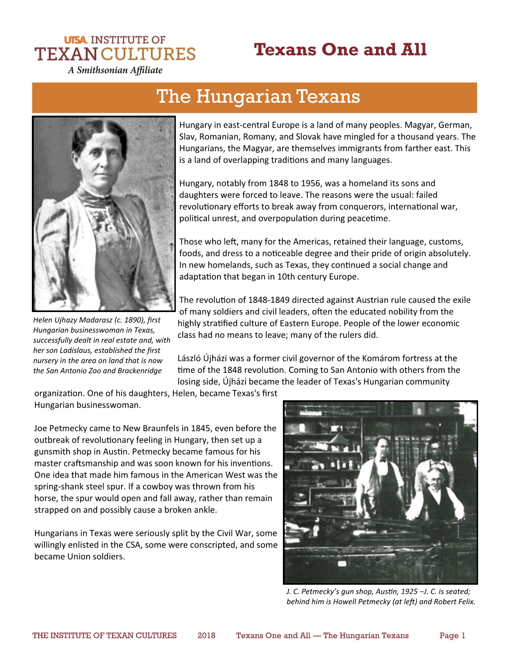 The Hungarian Texans