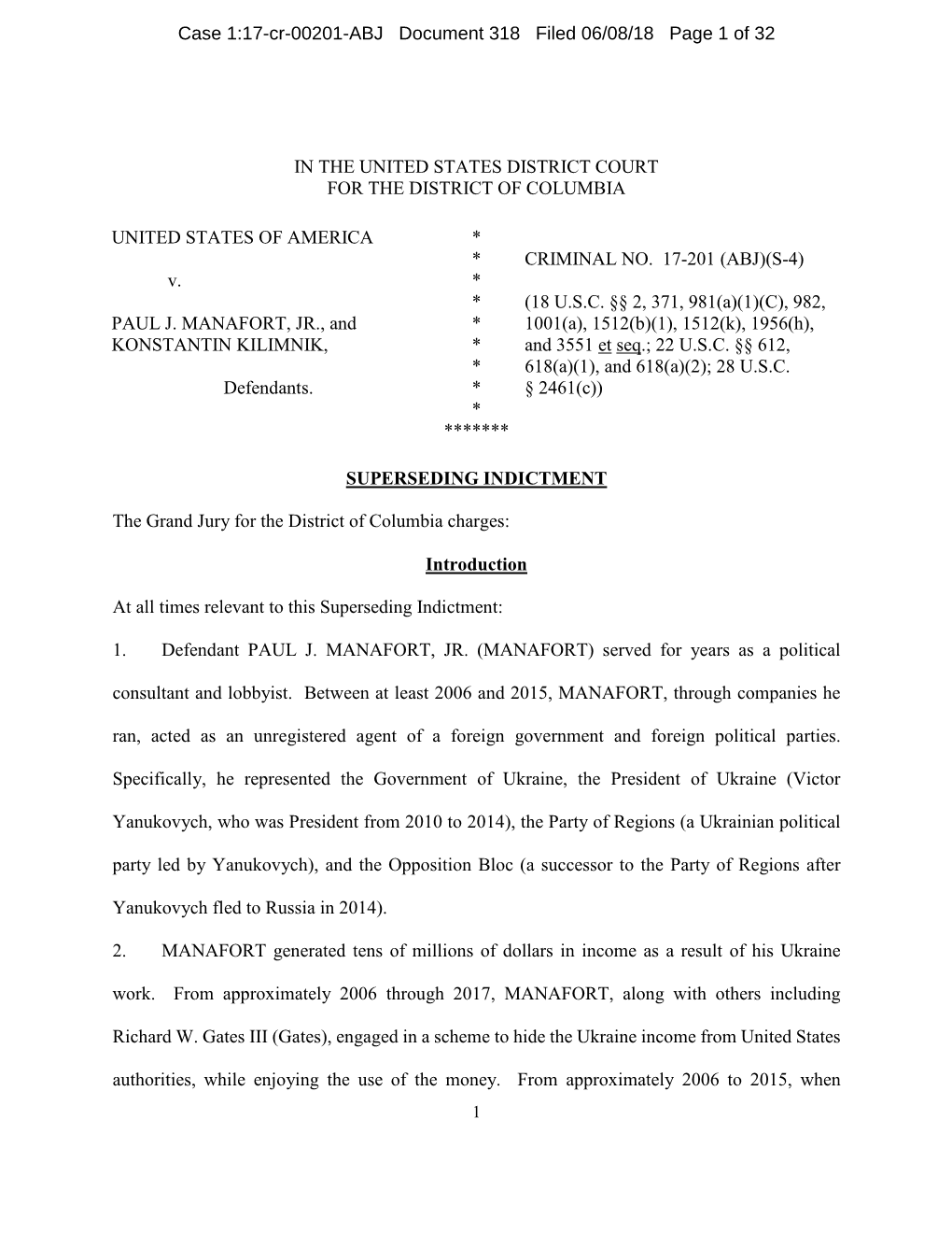 Third Superseding Indictment