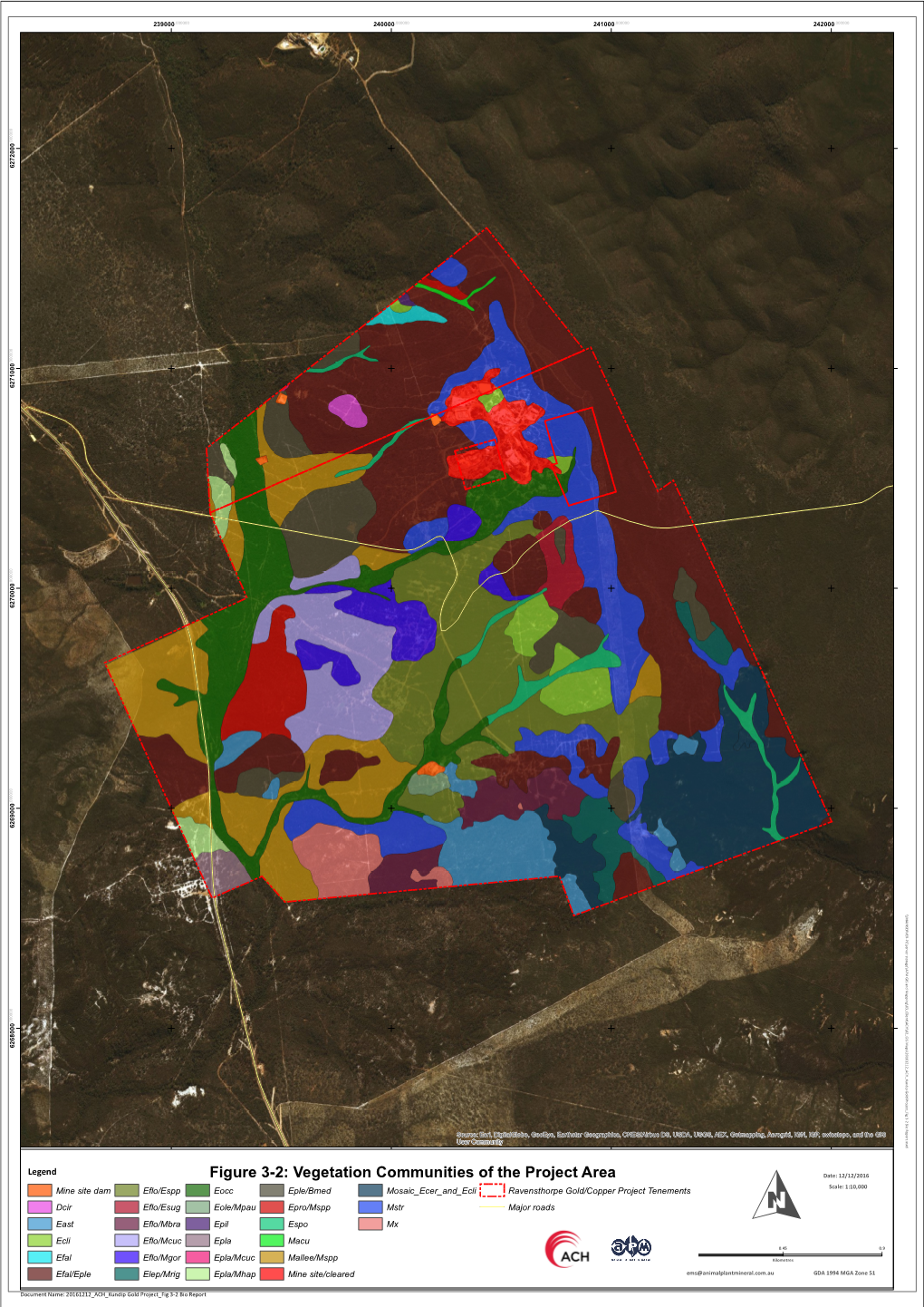 Figure 3-2: Vegetation Communities of the Project Area