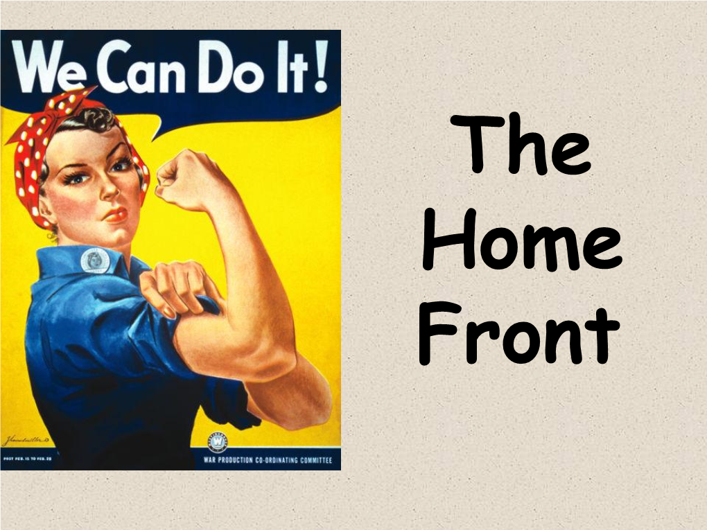 Home Front Home Front Men and Women Served in the Army, Navy, and Coast Guard