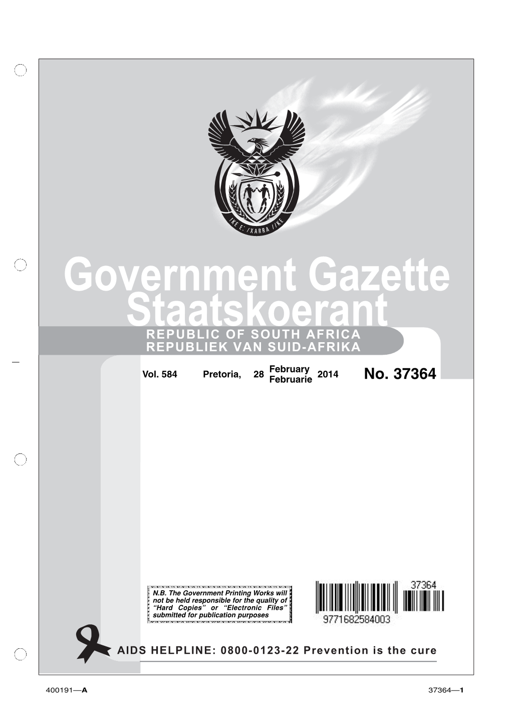 37364 28-2 National Gazette