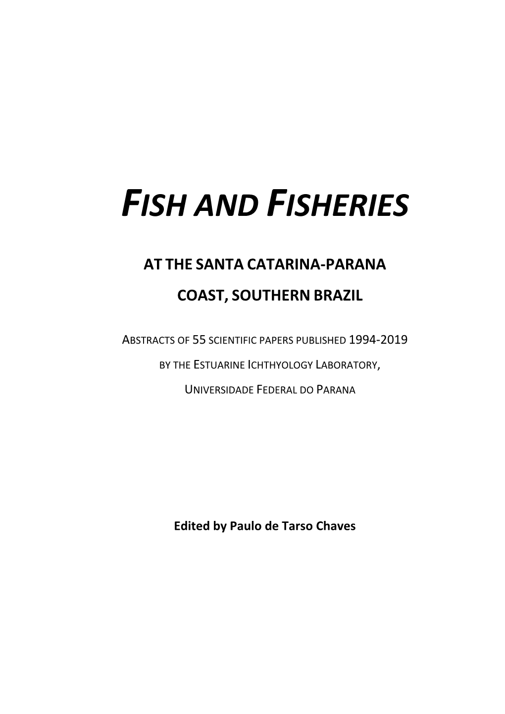 Fish and Fisheries