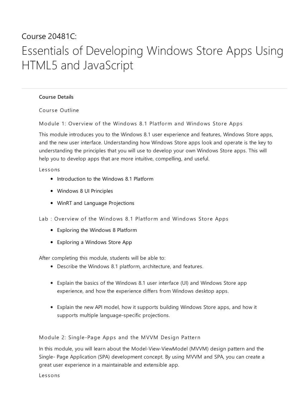 Essentials of Developing Windows Store Apps Using HTML5 and Javascript