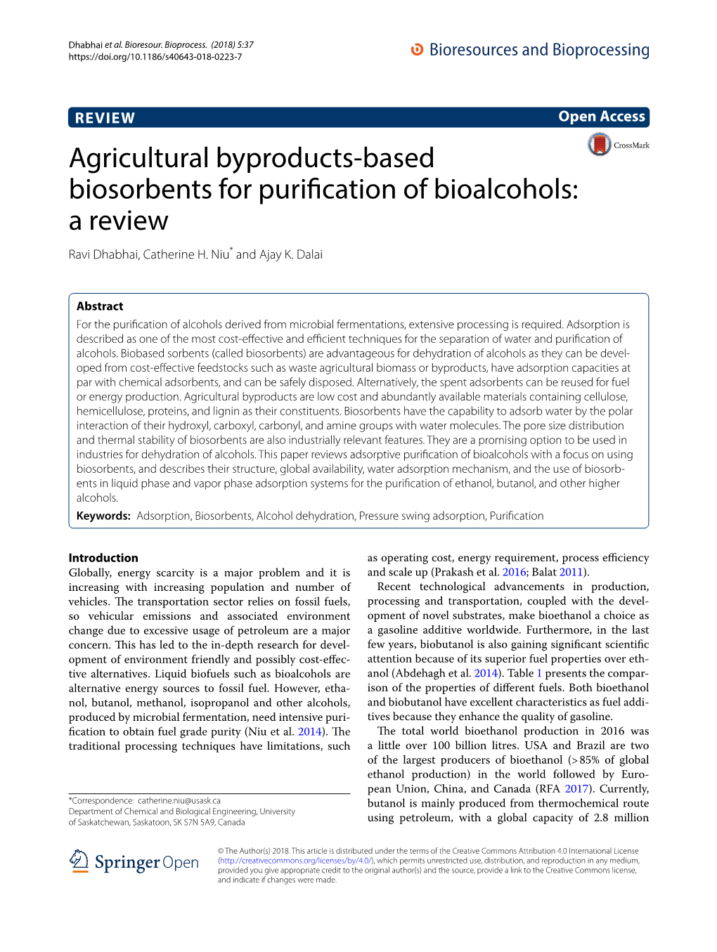 Agricultural Byproducts-Based Biosorbents for Purification Of