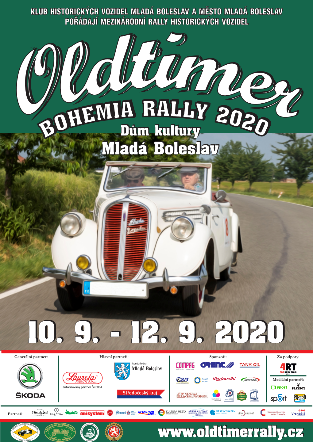 Noviny Oldtimer Bohemia Rally 2020
