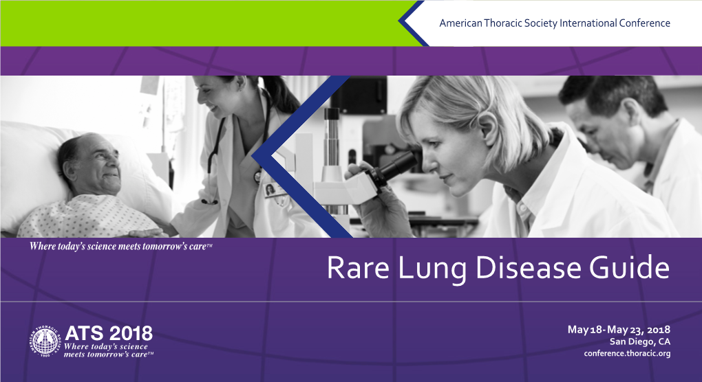 Rare Lung Disease Guide