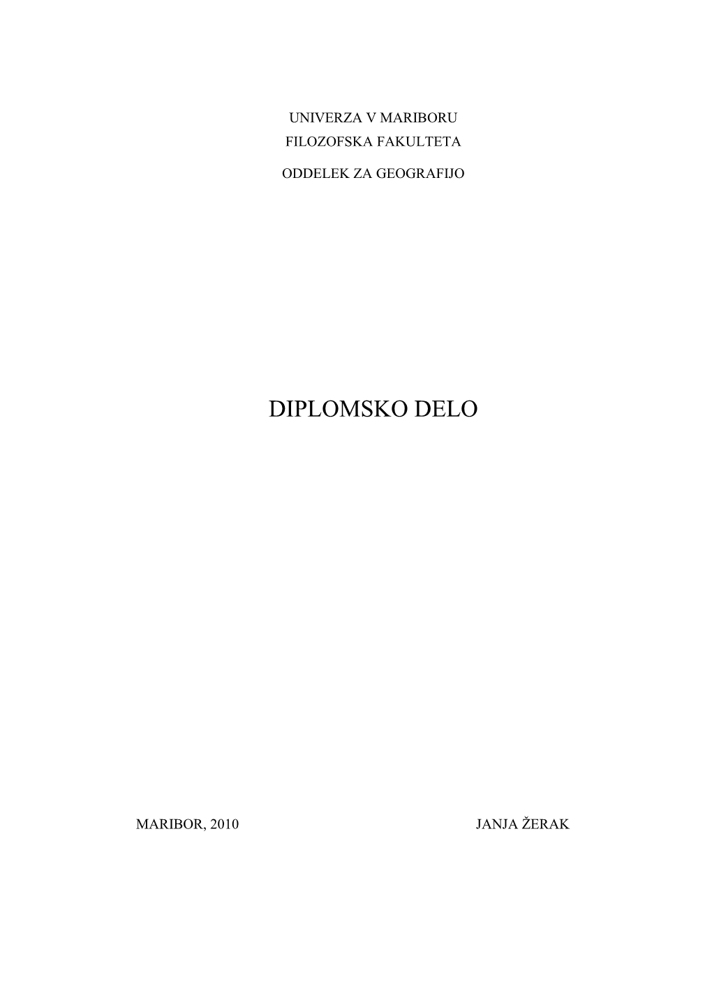 Diplomsko Delo