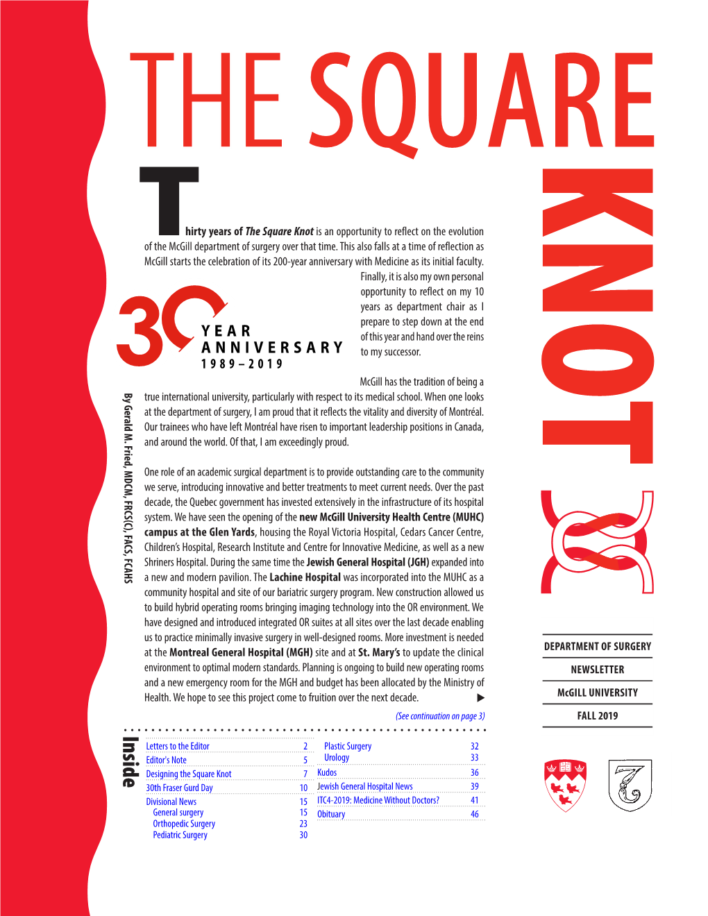 Thirty Years of the Square Knot Is an Opportunity to Reflect on the Evolution