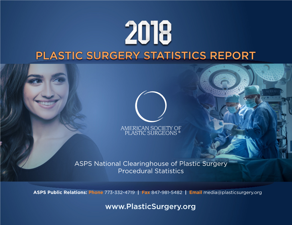 2018 Plastic Surgery Statistics Report Methodology and Validity