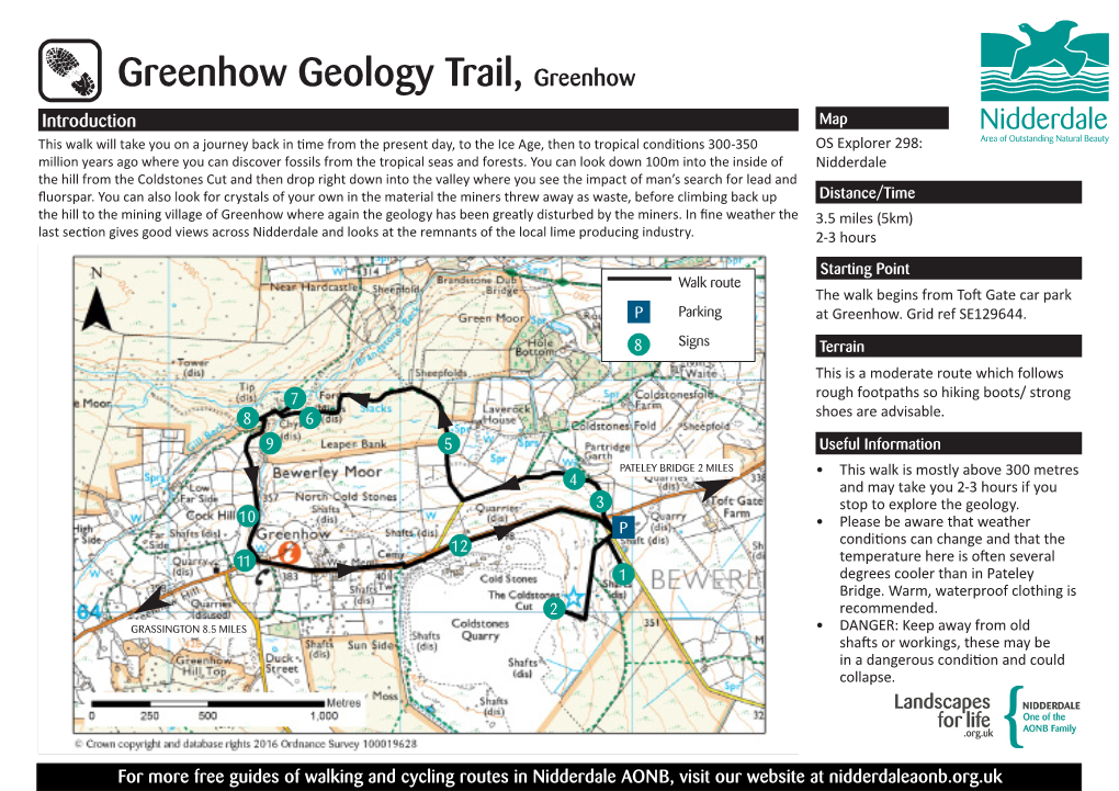 Greenhow Geology Trail, Greenhow