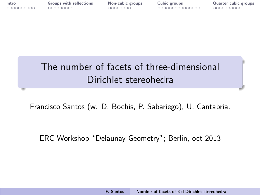 The Number of Facets of Three-Dimensional Dirichlet Stereohedra