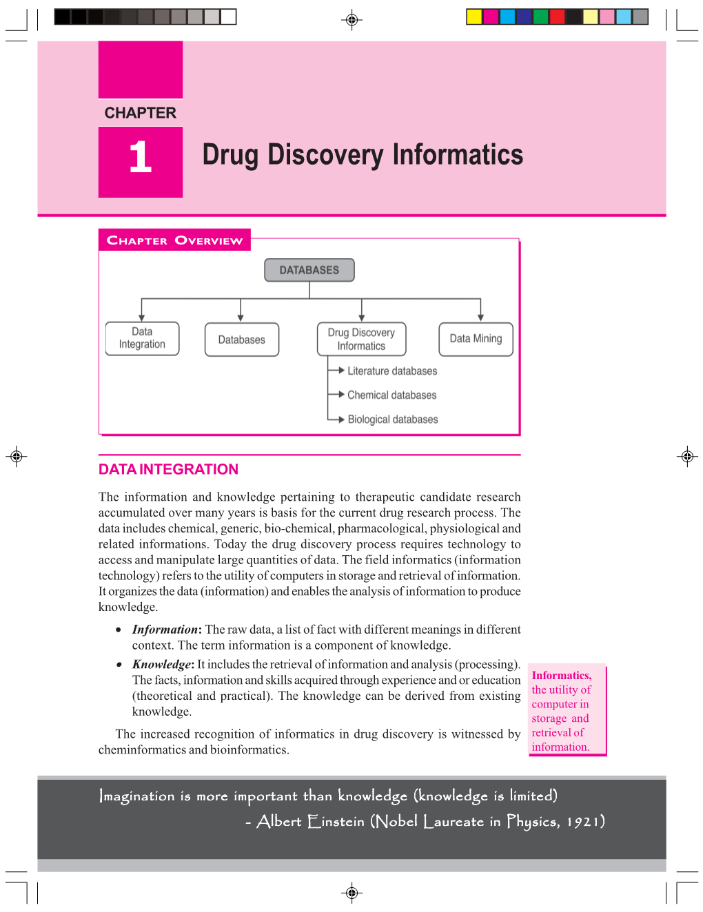 1 Drug Discovery Informatics