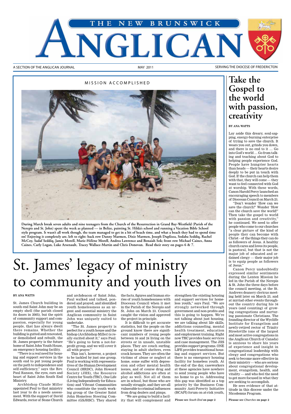 St. James' Legacy of Ministry to Community and Youth Lives On