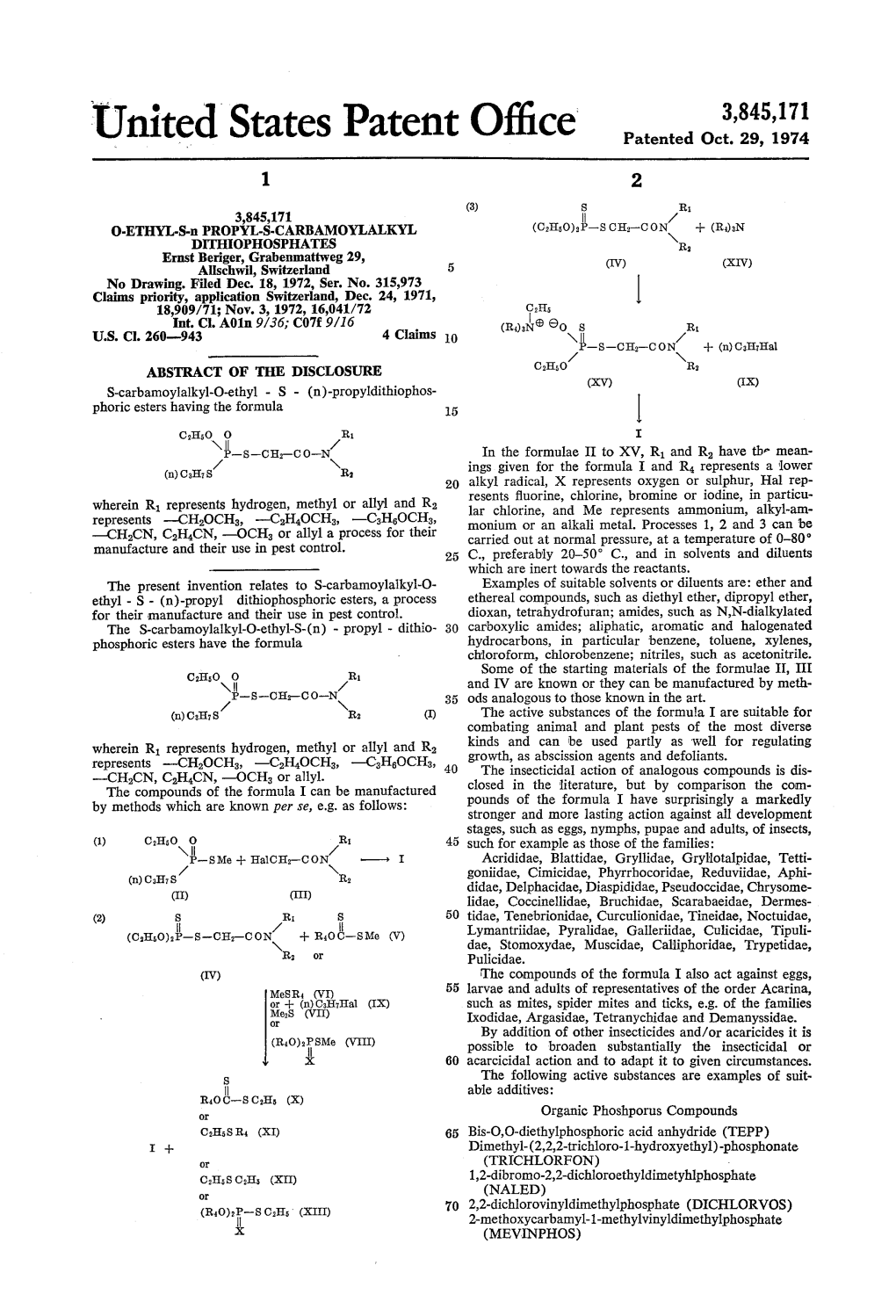 United States Patent Office E