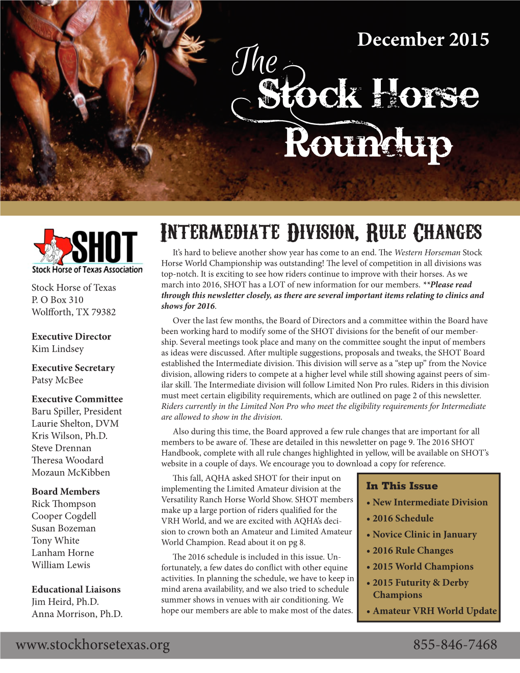 Stock Horse Roundup