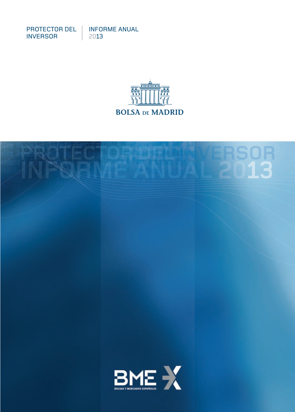 Protector Del Inversor Informe Anual 2013