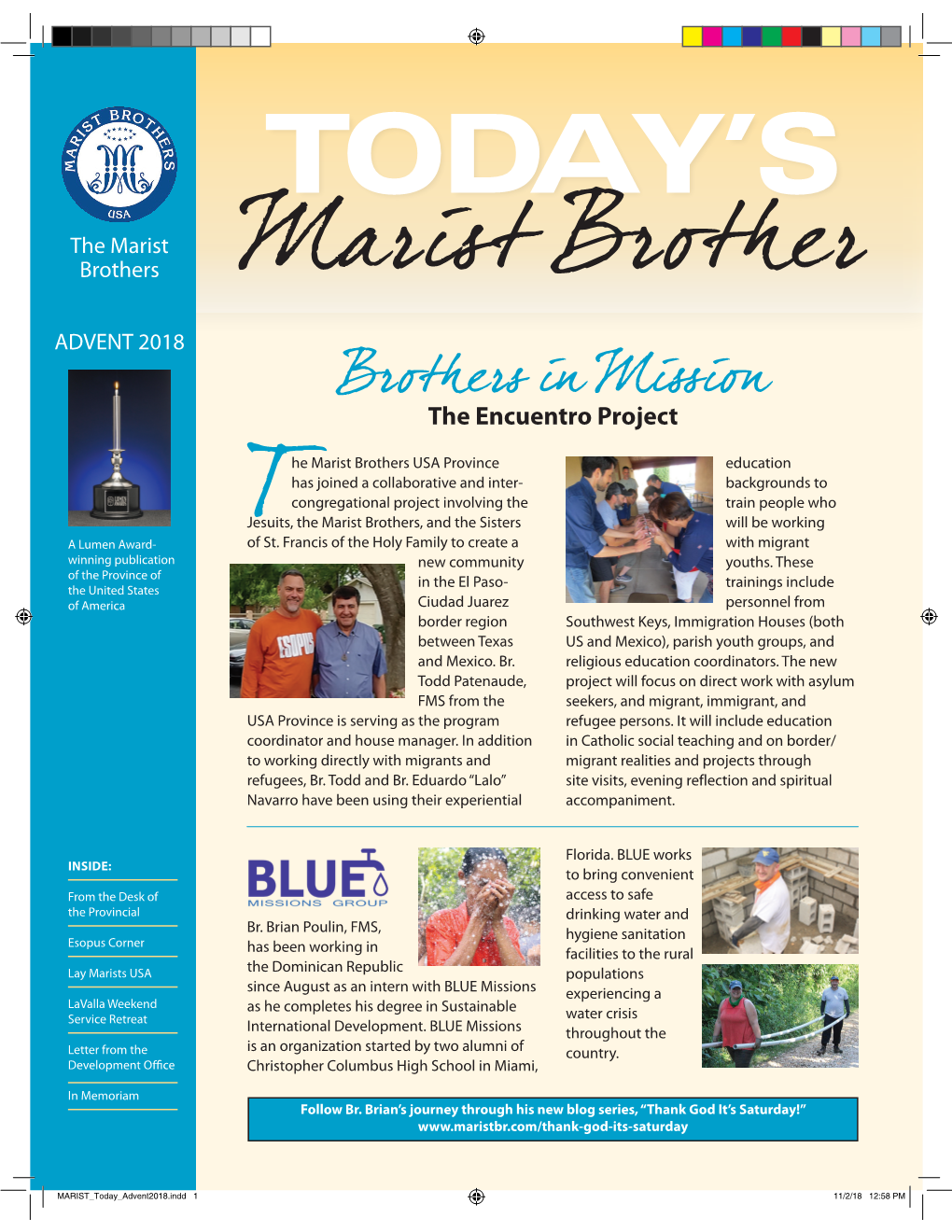 ADVENT 2018 Marist Brother