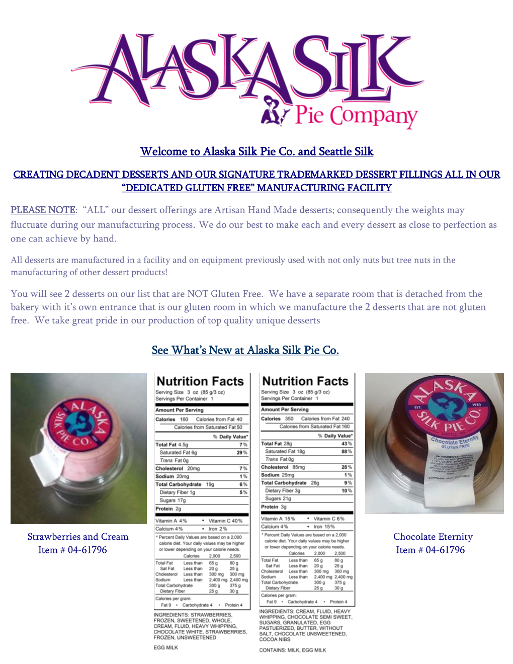 Welcome to Alaska Silk Pie Co Welcome to Alaska Silk Pie Co. And