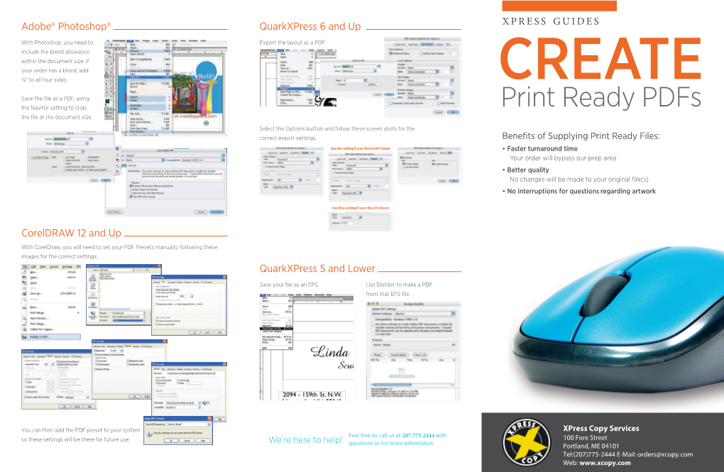 Print Ready Pdfs the File at the Document Size