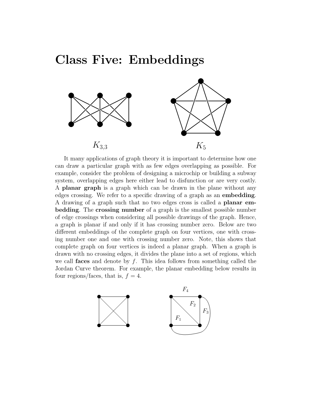 Class Five: Embeddings