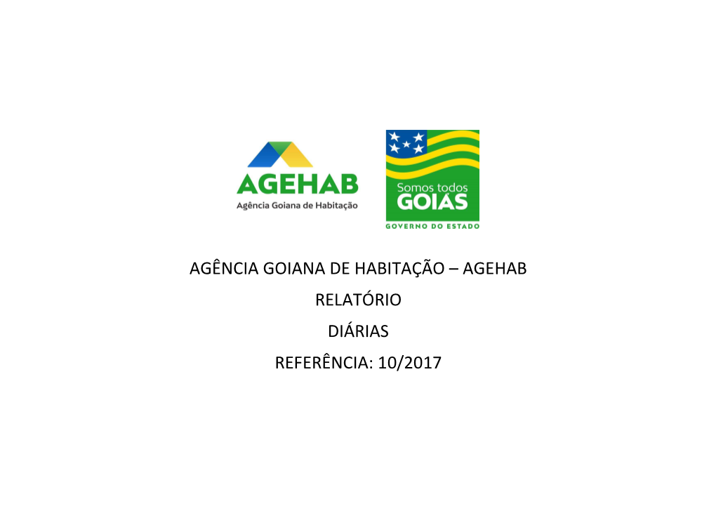 Agehab Relatório Diárias Referência: 10/2017