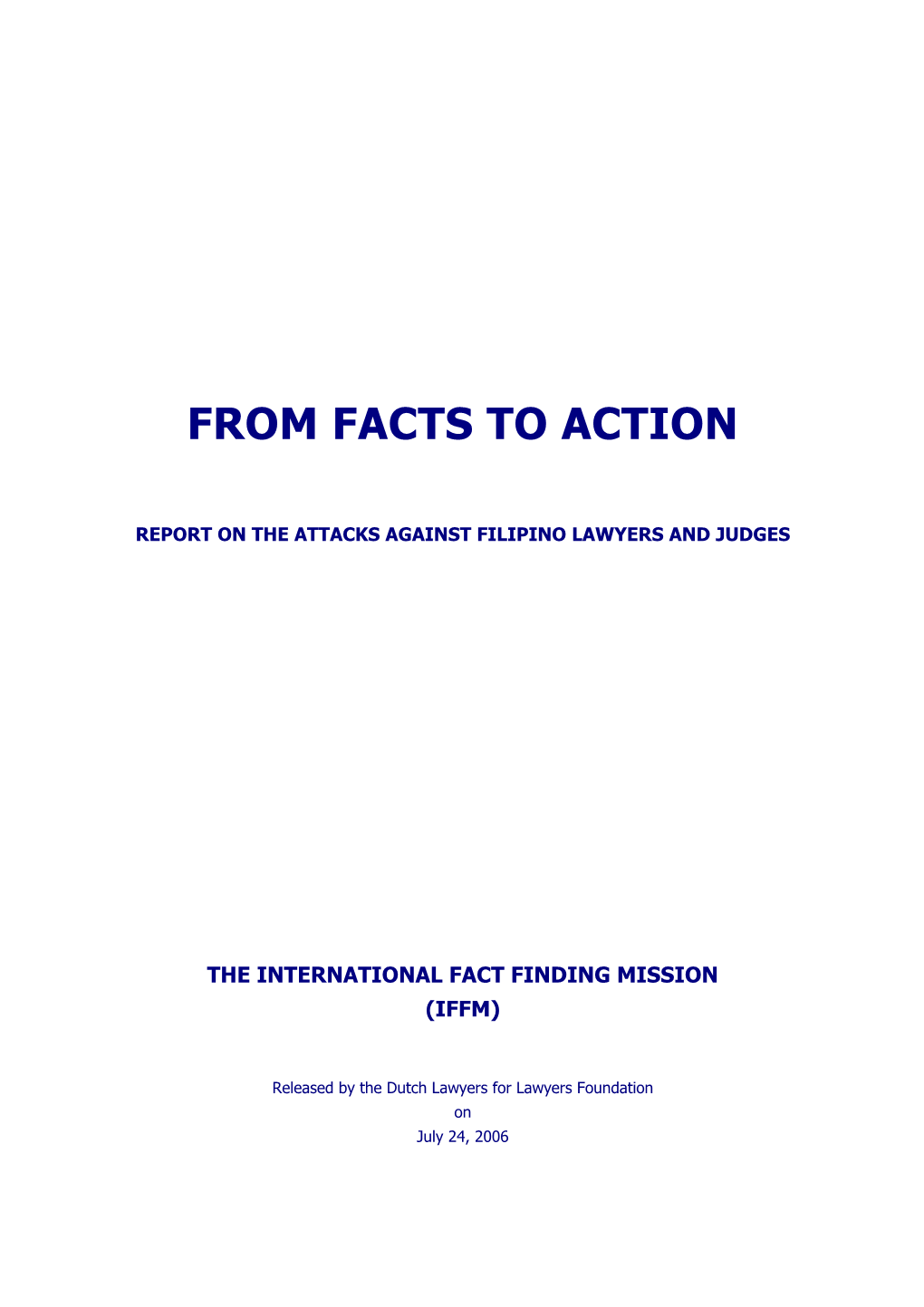 Report International Fact Finding Mission 2006.Pdf