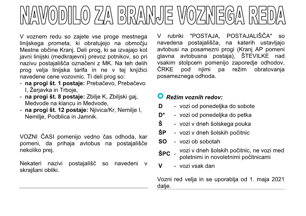 Vozni Redi 2021 05