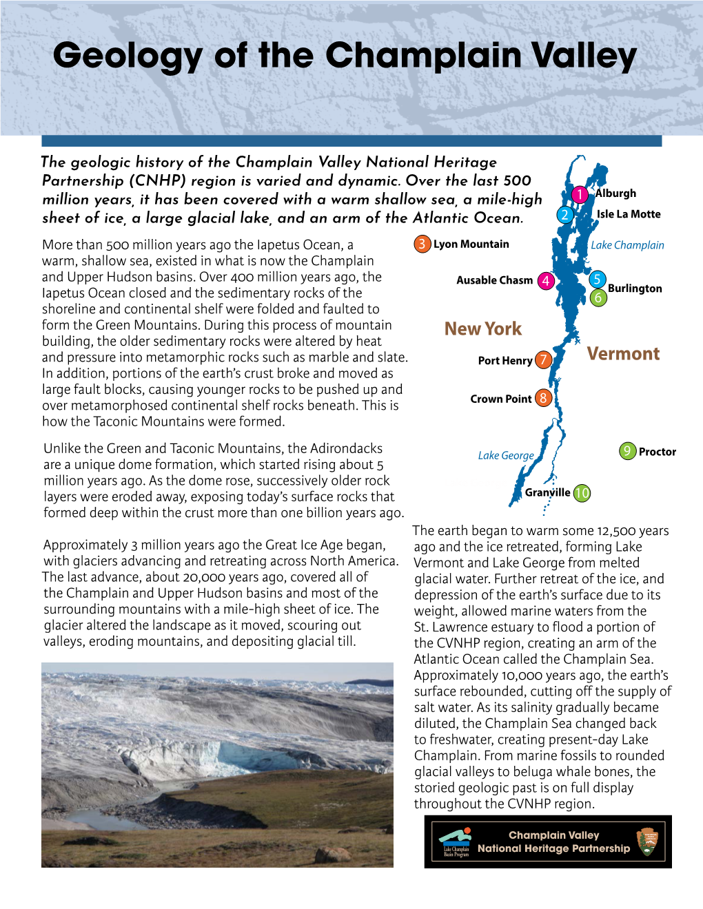 Guide to the Geology of the Champlain Valley