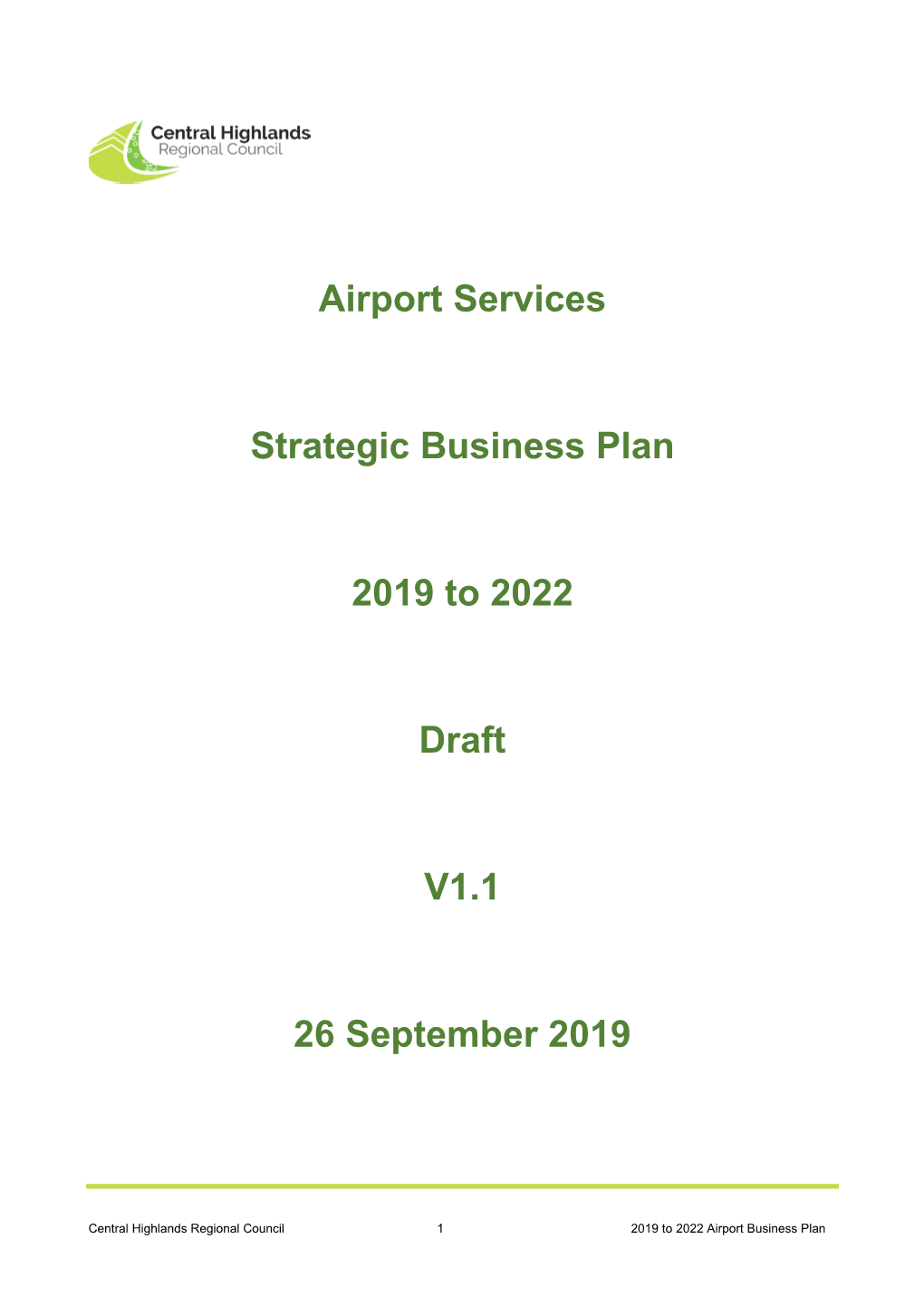 Airport Business Plan