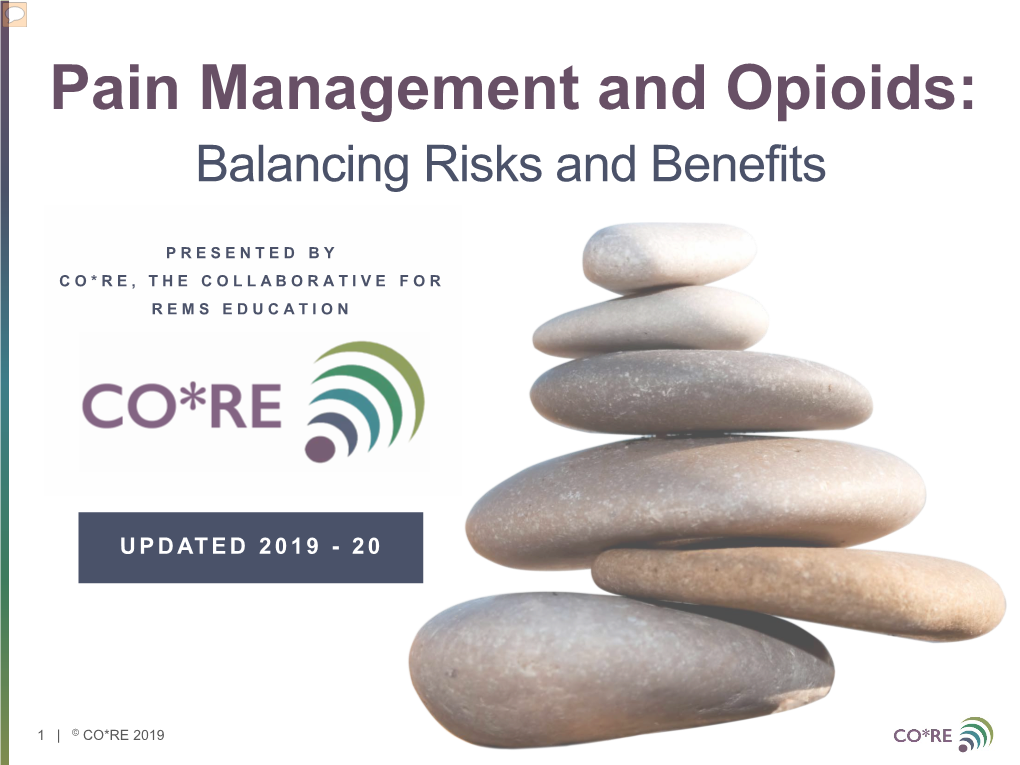 Pain Management and Opioids: Balancing Risks and Benefits