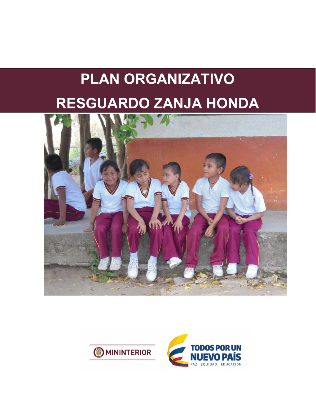 Plan Organizativo Zanja Honda