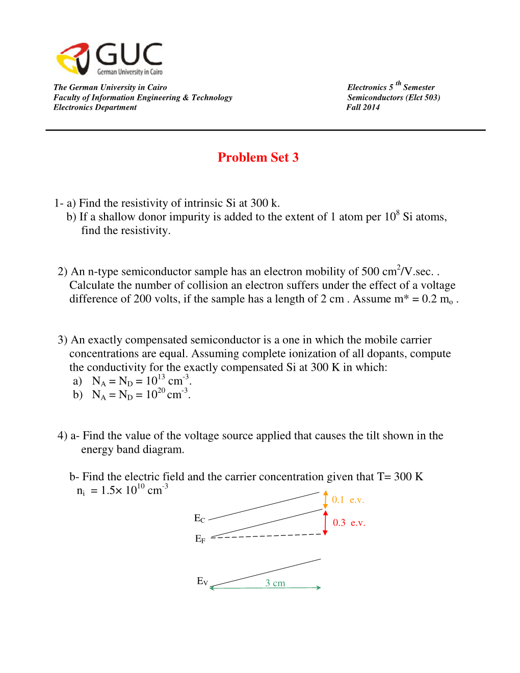 Problem Set 3