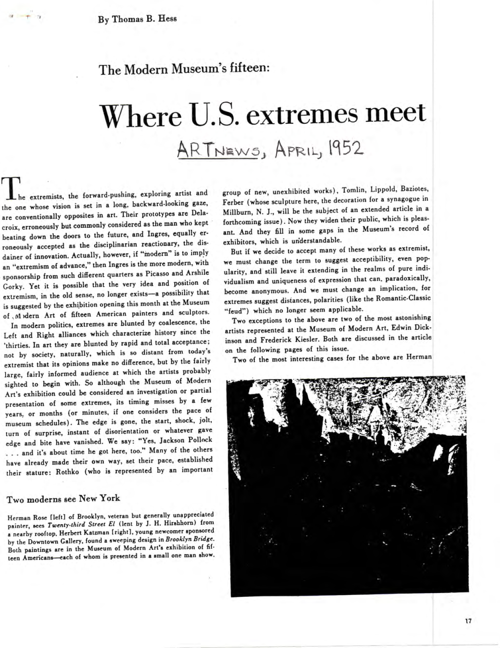 Where U. S. Extremes Meet